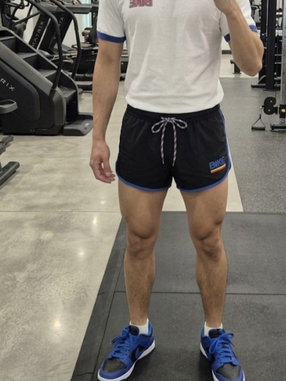 BIKE Vintage Styling Gym Bundle (Tee + Shorts + Adidas Socks)